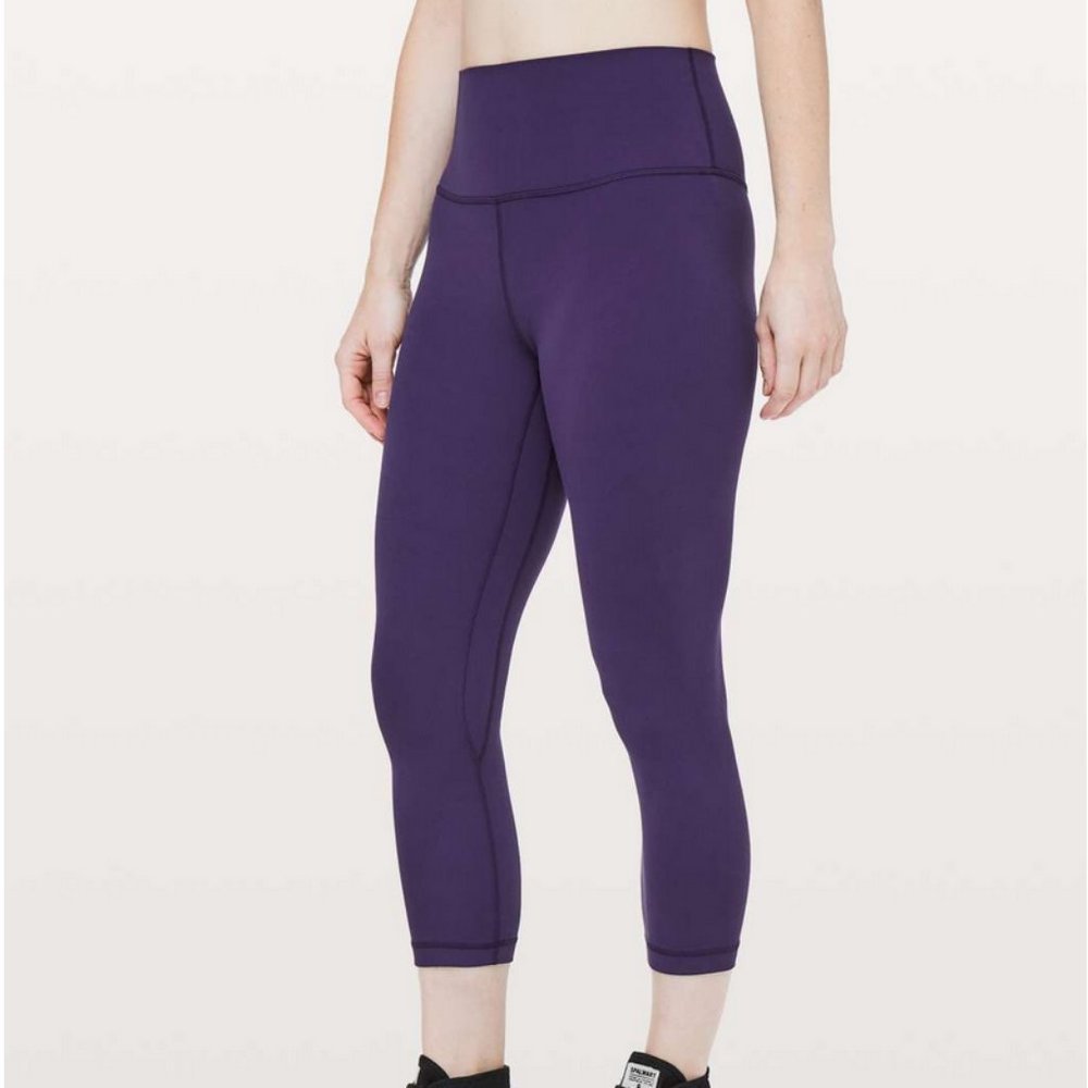 Lululemon Align Crop *21" Dark Court Purple 4